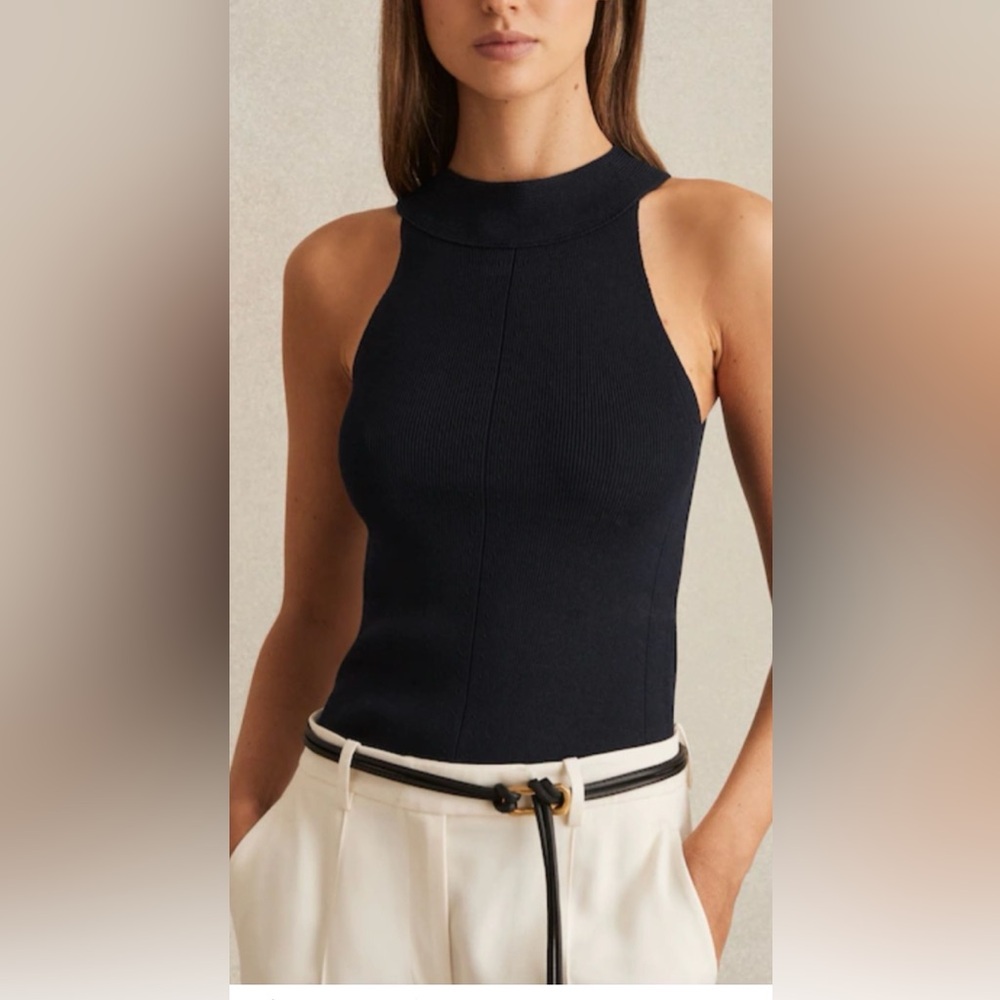 J.O.A Black Blouse sleeveless Size L